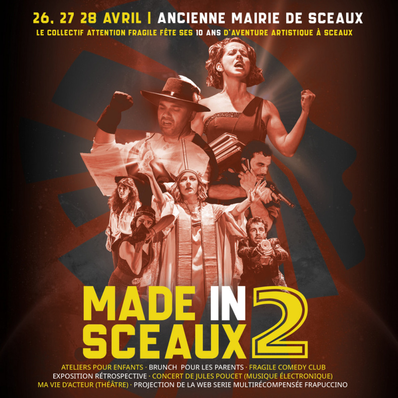 Made In Sceaux 2, un festival gratuit rendant hommage à l’Art à Sceaux les 26, 27 et 28 avril