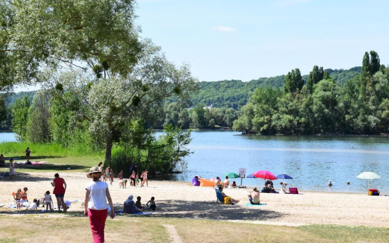 La Base de loisirs du Val de Seine, pour se baigner et s’amuser à Verneuil-sur-Seine (78)