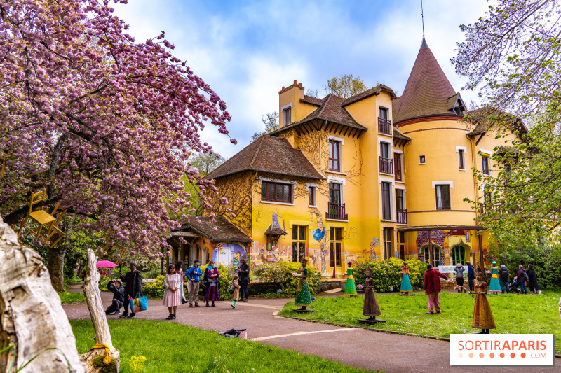 Le Moulin Jaune en week-end Rose pour Hanami dans son sublime Jardin Remarquable