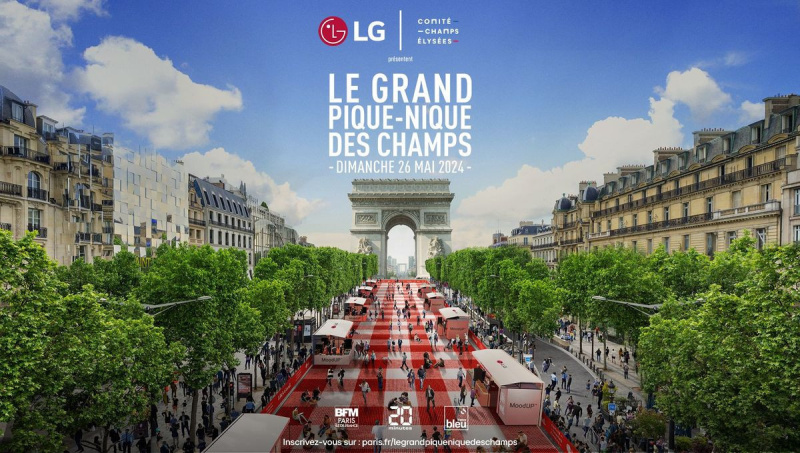 Le grand pique-nique de Paris des Champs-Elysées, le programme et les restrictions de circulation