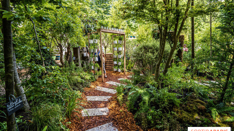 Jardins, Jardin 2024 au parc de la Villa Windsor au Bois de Boulogne à Paris