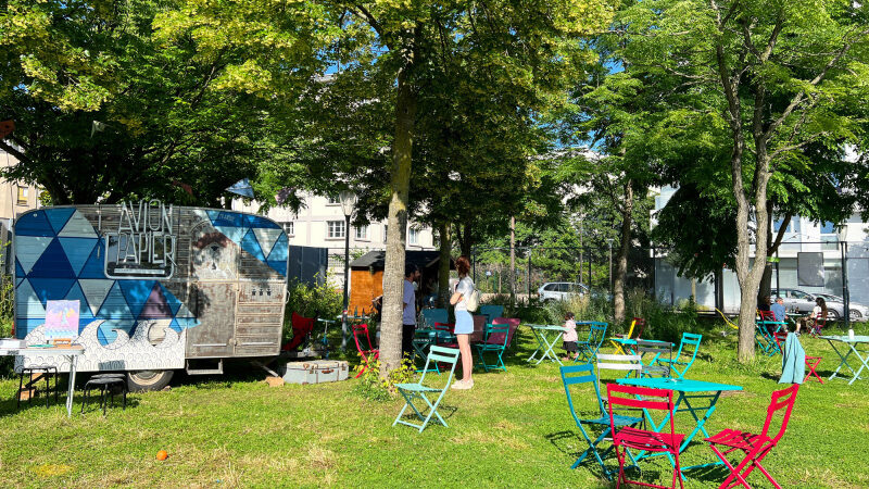 La guinguette du Grand Parquet, jeux gratuits pour les enfants et DJ sets aux Jardins d’Éole