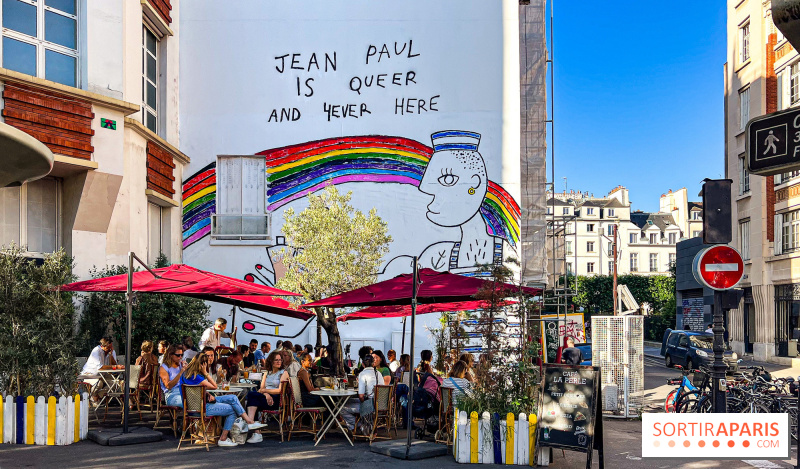 Jean Paul Gaultier célèbre le mois des fiertés avec une fresque arty à son image – dernier jour