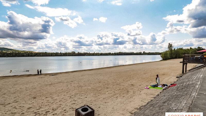 Base et Île de loisirs des Boucles de Seine : plage, baignade et accrobranche dans les Yvelines (78)