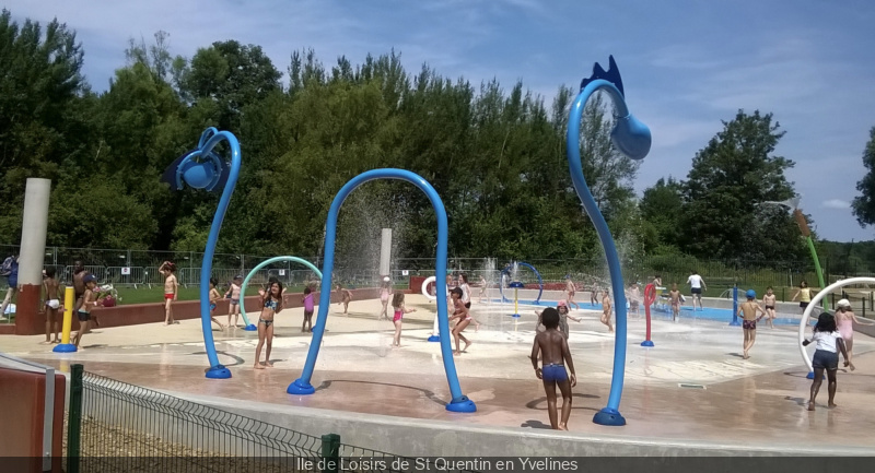 L’Aire de jeux d’eau de la base de loisirs de Saint-Quentin en Yvelines