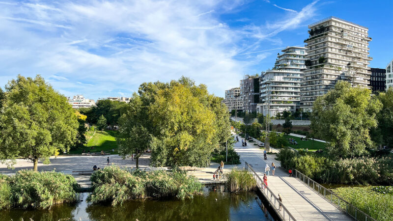 JO de Paris 2024 : la fan zone du Club 2024 dans le Parc Martin Luther King du 17e arrondissement