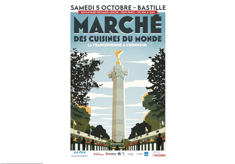 Le marché des cuisines du Monde, le rendez-vous gourmand Place de la Bastille