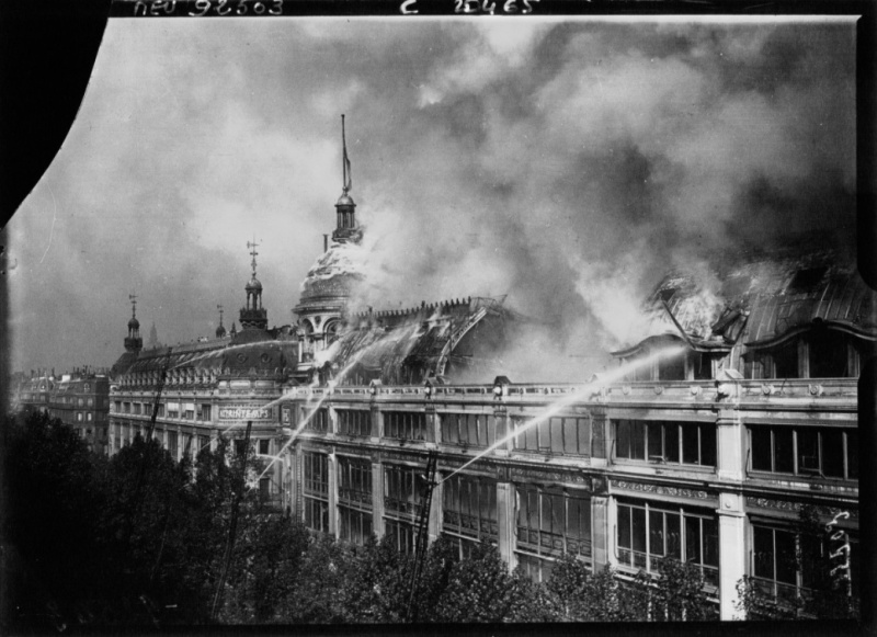 Éphéméride du 28 septembre à Paris : L’incendie du grand magasin Le Printemps