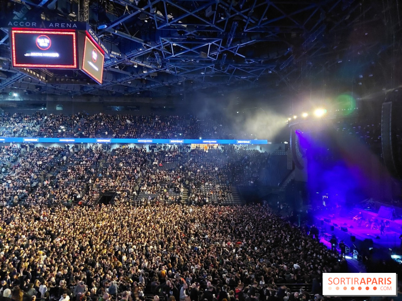 Patrick Bruel en concert à l’Accor Arena de Paris en décembre 2024