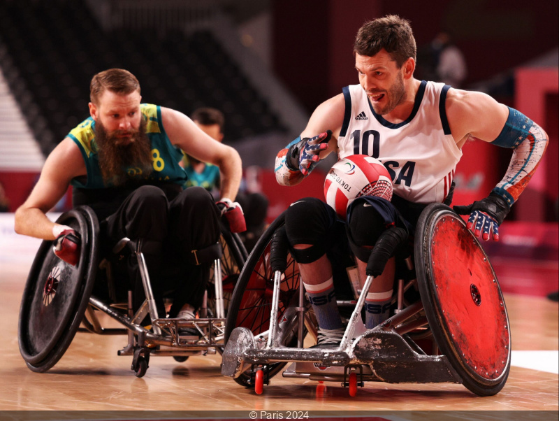 Jeux Paralympiques : médailles et équipes sur le podium en rugby fauteuil, les résultats