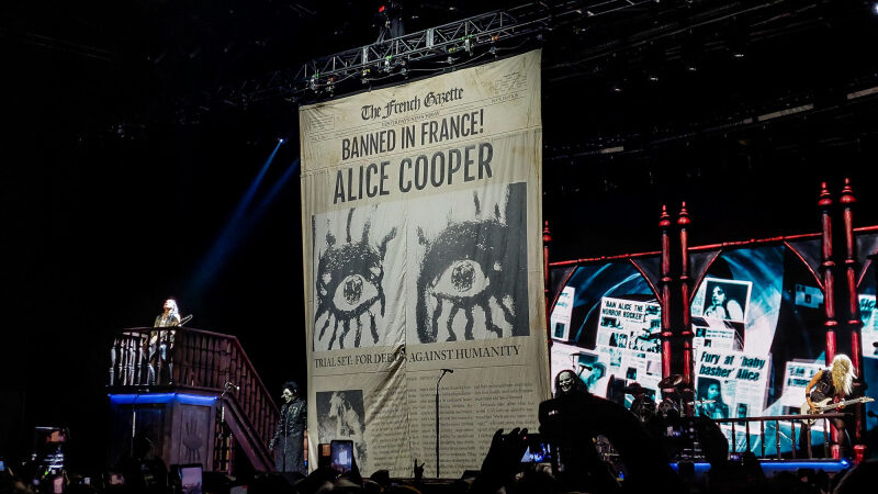 Alice Cooper en concert au Zénith de Paris : on y était, on vous raconte