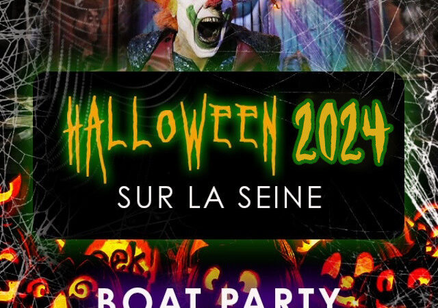 Halloween Boat Rooftop party hanté géante sur la seine le Flow Alexandre III party 2024