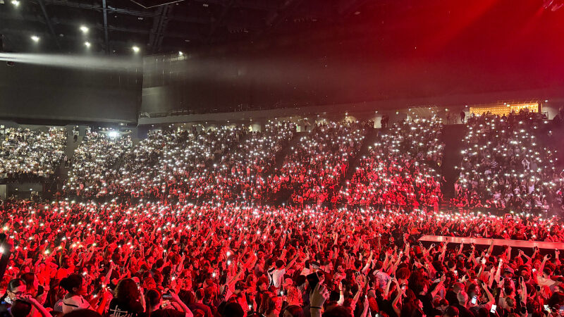 Tate McRae en concert à l’Accor Arena de Paris en mai 2025