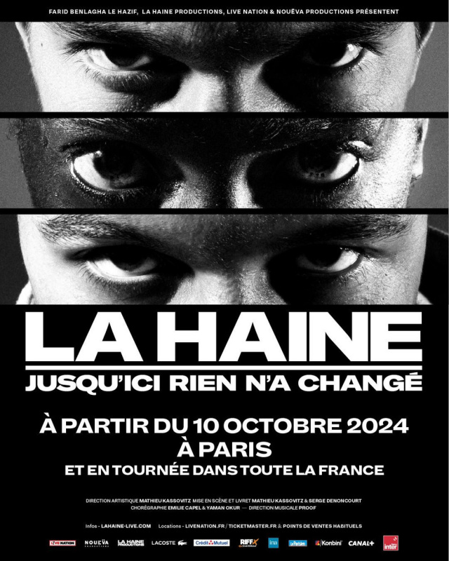 La Haine : nouvelles dates pour l’adaptation du film en comédie musicale à la Seine Musicale