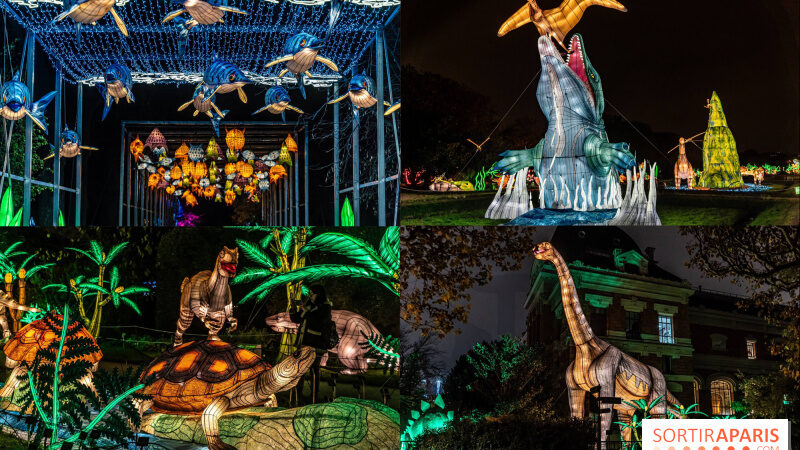 Jurassique en voie d’illumination : le festival de lumières 2024-2025 au Jardin des Plantes – photos