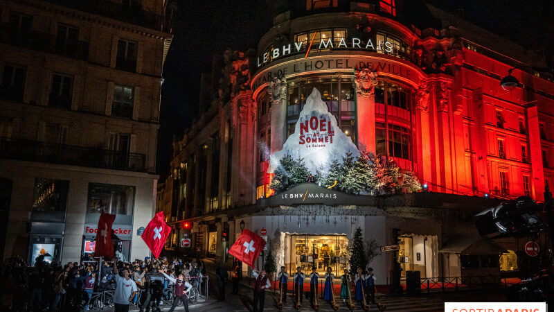 Illuminations des vitrines de Noël au BHV : perturbations de circulation prévues pour l’inauguration