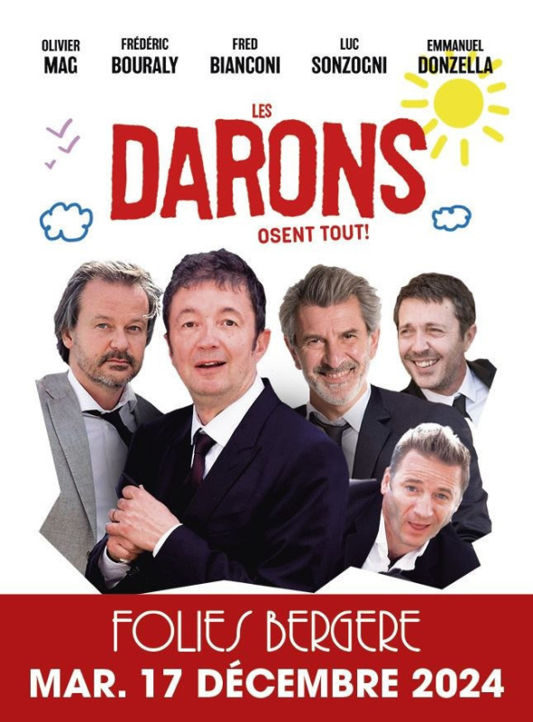 Les Darons Osent Tout ! : le spectacle aux Folies Bergère pour une date exceptionnelle