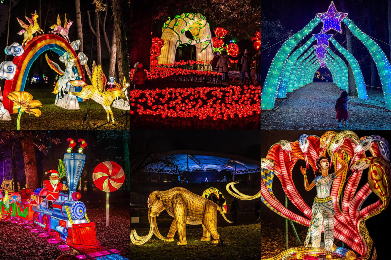 L’Odyssée Lumineuse au Parc Floral 2024 nous plonge dans les contes et légendes du monde entier