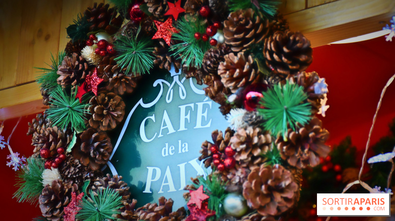 Noël 2024 à Paris : Le Chalet Gourmand du Café de la Paix face à l'opéra Garnier