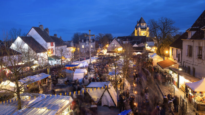 Le Marché Médiéval de Noël de Provins 2024 et les animations de fête, le programme