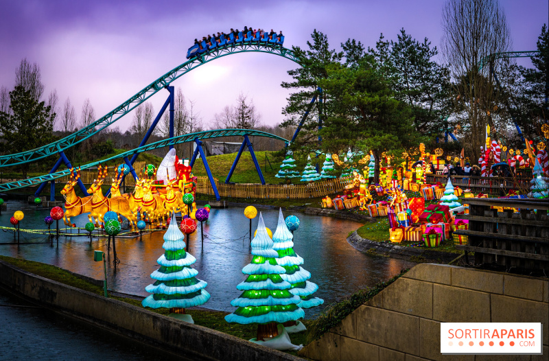 Noël au Parc Astérix 2024-2025 : glissade d’Obélix, patinoire, marché de Noël et parcours lumineux