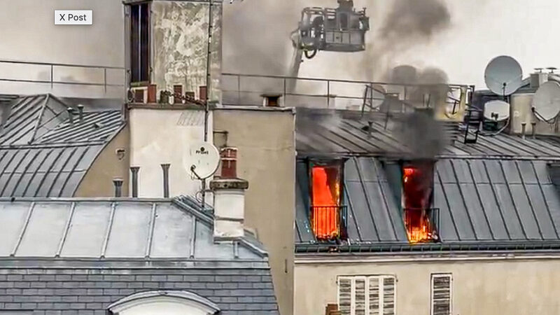 Incendie en cours avenue d’Iéna dans le 16e arrondissement de Paris