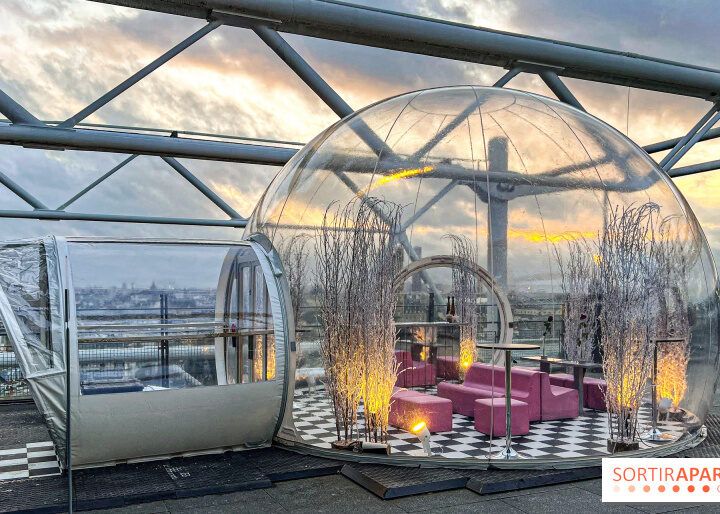 Bulle de rêves : la terrasse d’hiver du restaurant George au sommet du Centre Pompidou