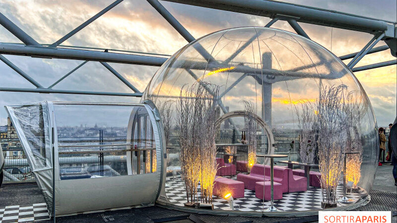 Bulle de rêves : la terrasse d’hiver du restaurant George au sommet du Centre Pompidou